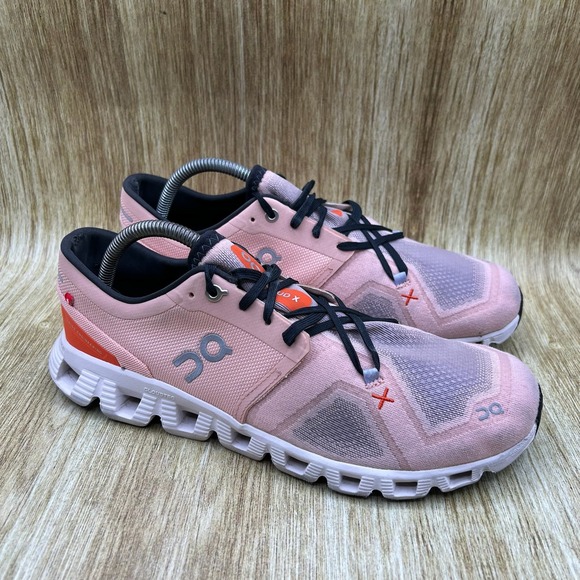 On Running Shoes - On Cloud Cloud X 3 Sneakers Women's Size 10.5 Rose Sand Training Shoes 60.98691